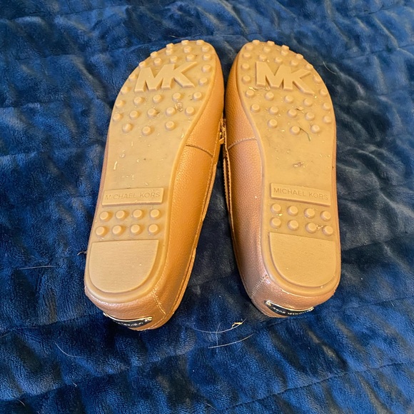 Michael Kors Collection Tan Leather Loafers - Picture 2 of 4